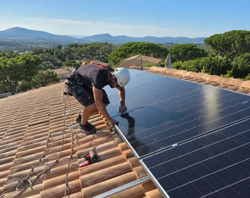 Installateur panneaux solaires Montfrin — pose photovoltaïque sur toiture
