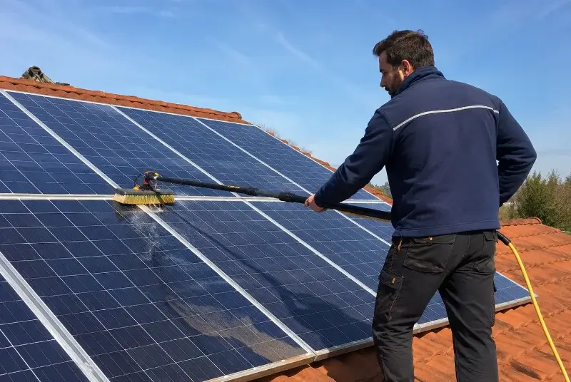 Nettoyage et entretien de panneaux solaires à Montfrin